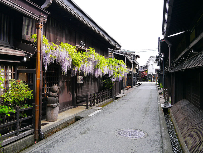 高山市街の街並み