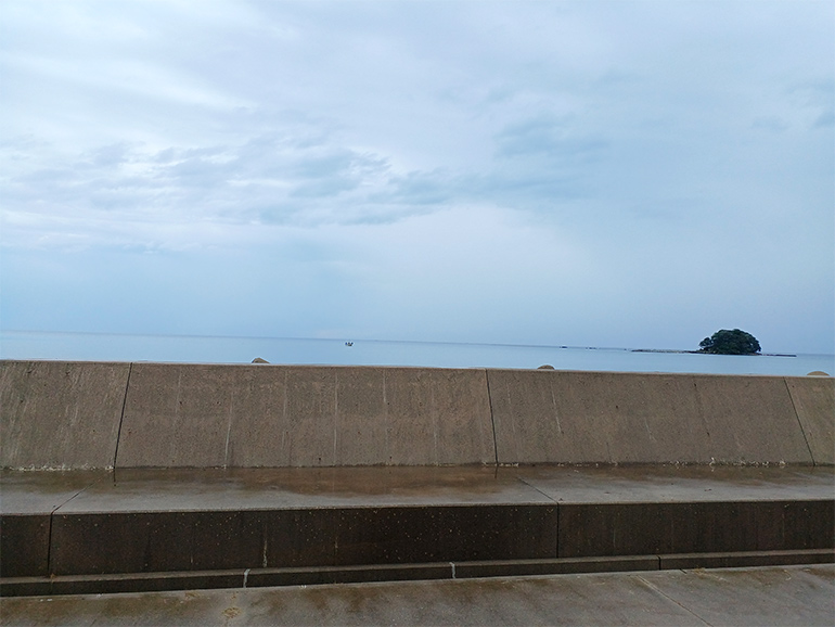比美之江公園海の近く
