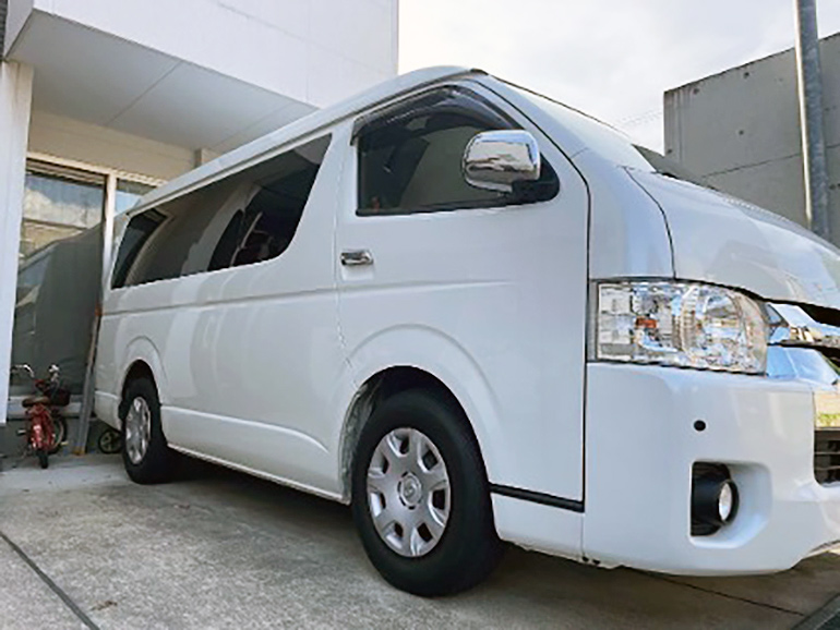 愛車のハイエース