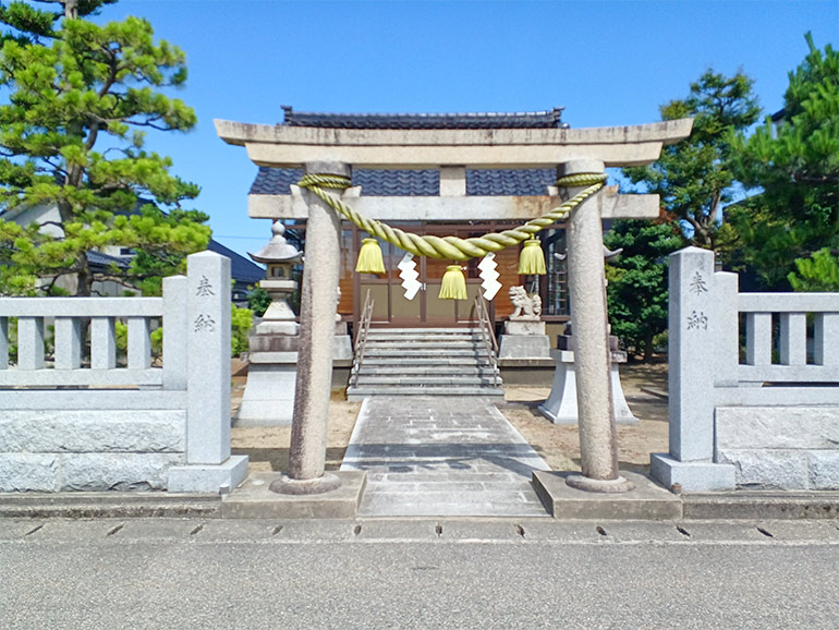 赤祖父神社の入り口