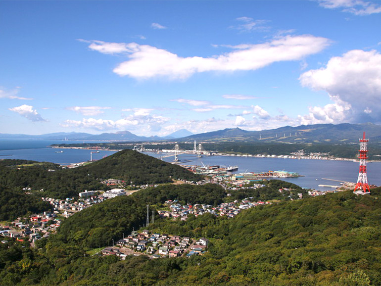 測量山展望台からの景色