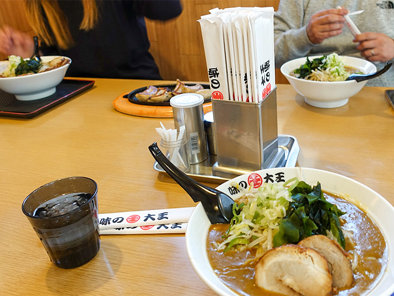 味の大王 室蘭本店のカレーラーメン