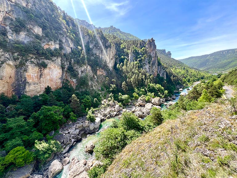 Gorges du Tarnの景色