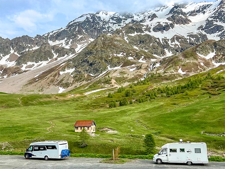 Col du Lautaretの風景