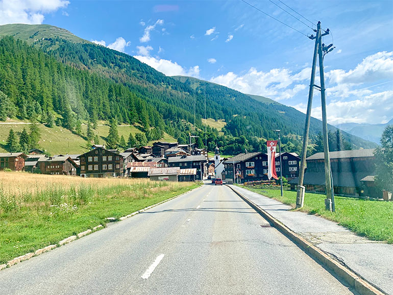 スイスの街並み