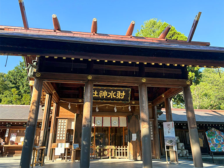 越中総鎮守一宮 射水神社の外観