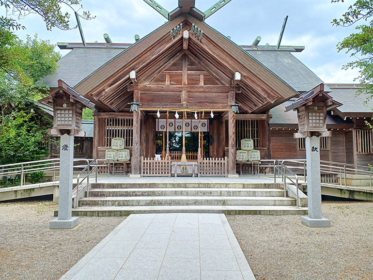 延喜式内 櫛田神社の外観