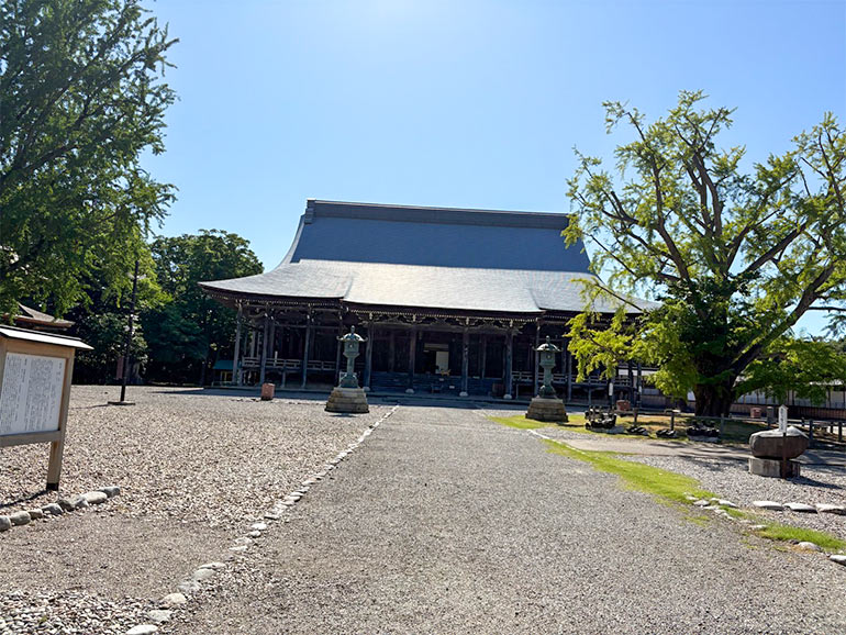 国宝 雲龍山勝興寺の外観