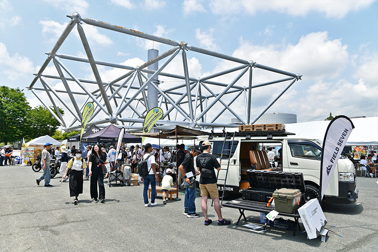 MOTOR CAMP EXPOの様子