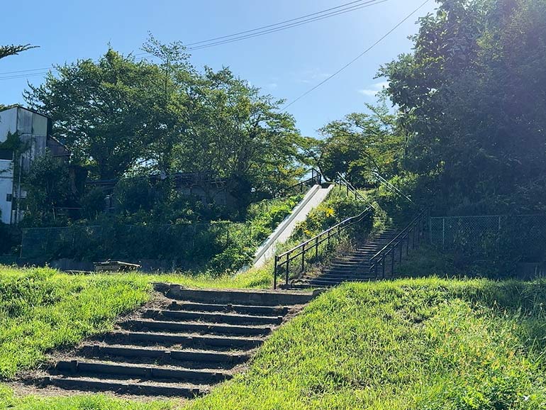 道の駅くじの周辺の公園