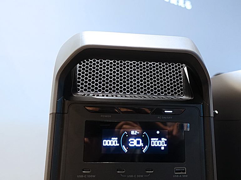 DELTA 3 Maxのパネル