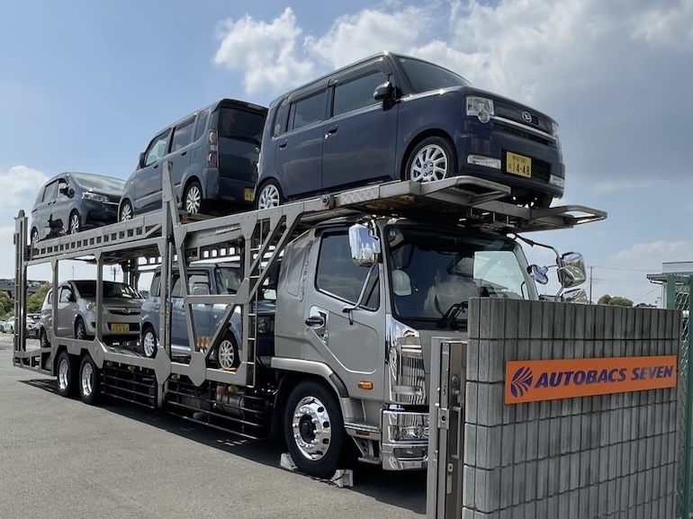 オートバックスの車両提供