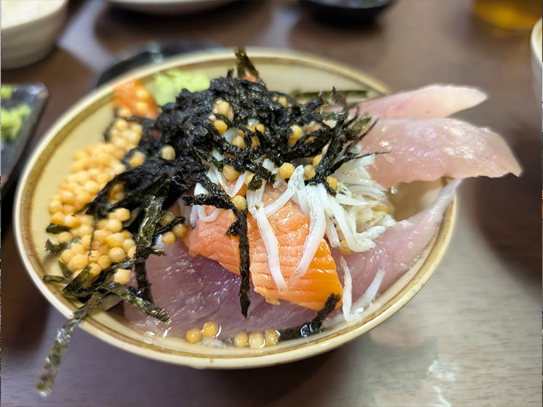 刺身茶漬け