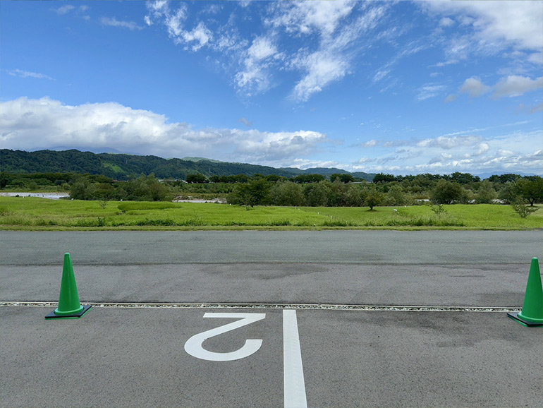 RVパーク CLAAPIN SAGAEからの景色