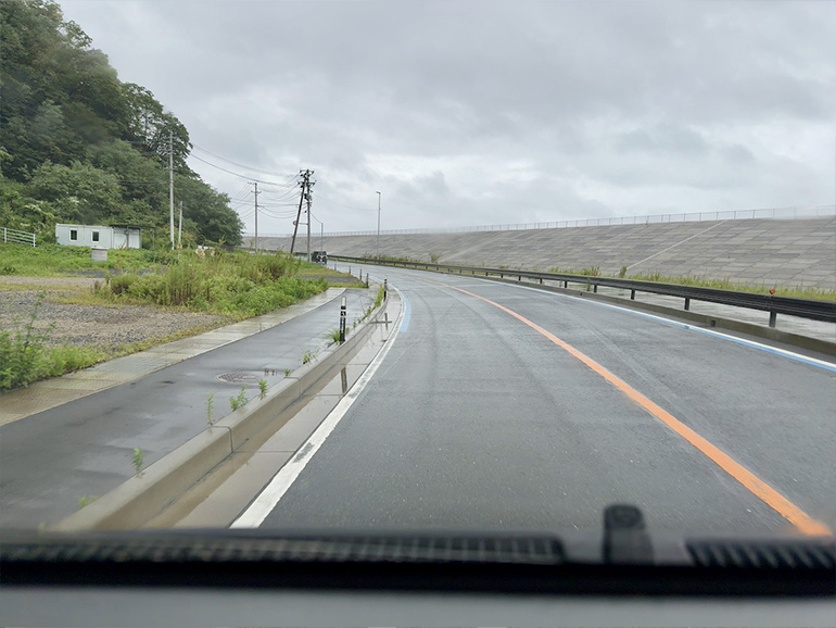 舗装された道路