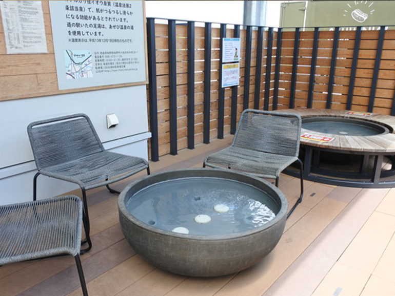 道の駅 いたの足湯