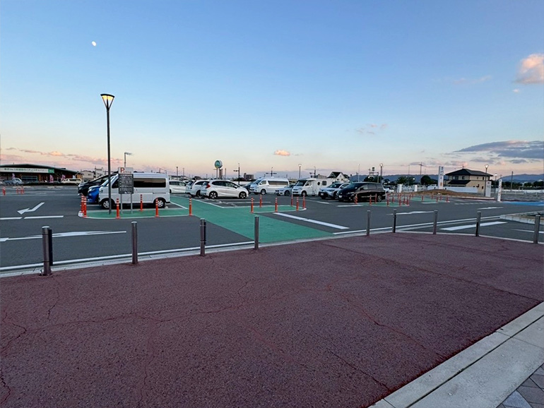 道の駅 いたのの駐車場