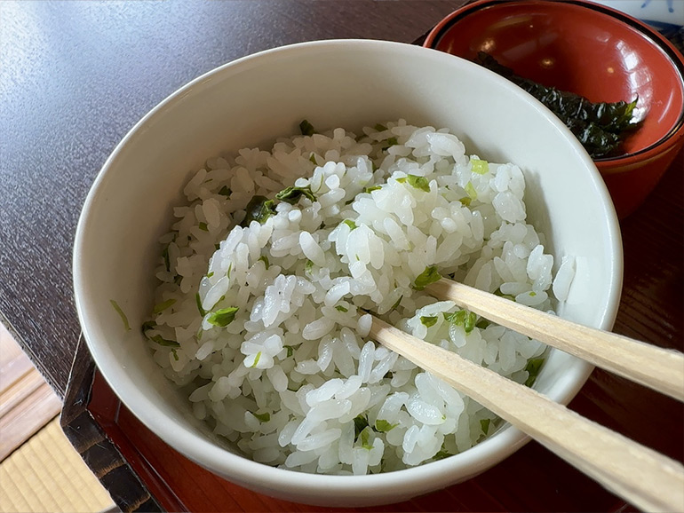 上杉伯爵邸の食事