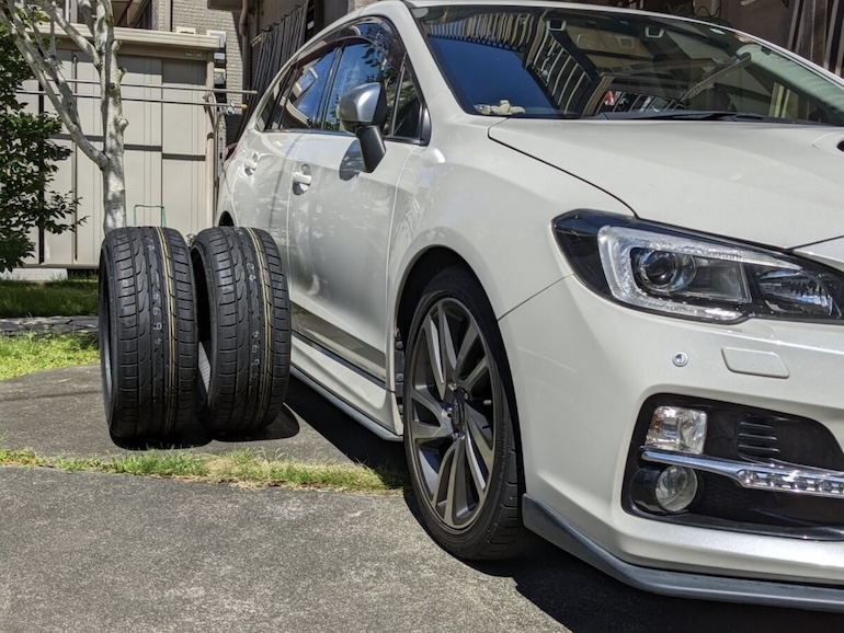 タイヤの取り替え