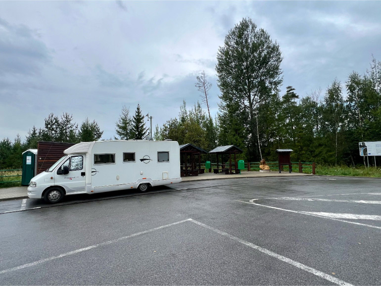 スロバキアのキャンプ場