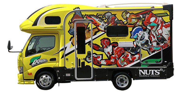 福岡発ヒーロー『ドゲンジャーズ』専用車「ドゲナッツ」