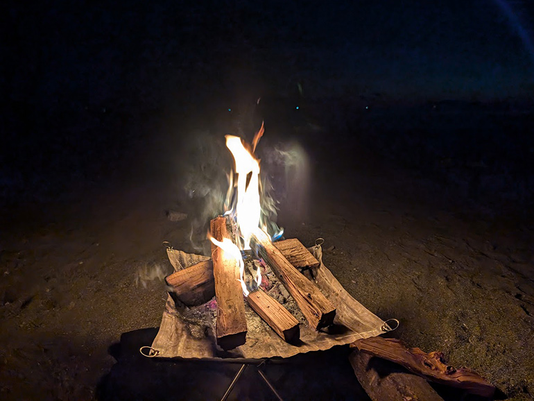 焚き火
