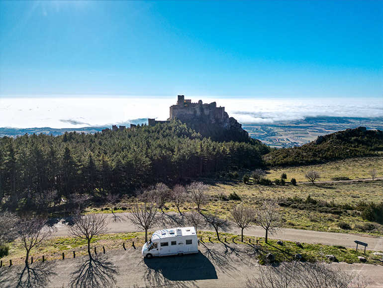 カスティージョ・デ・ロアーレで車中泊
