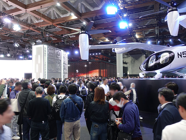 JAPAN MOBILITY SHOW 2025の様子