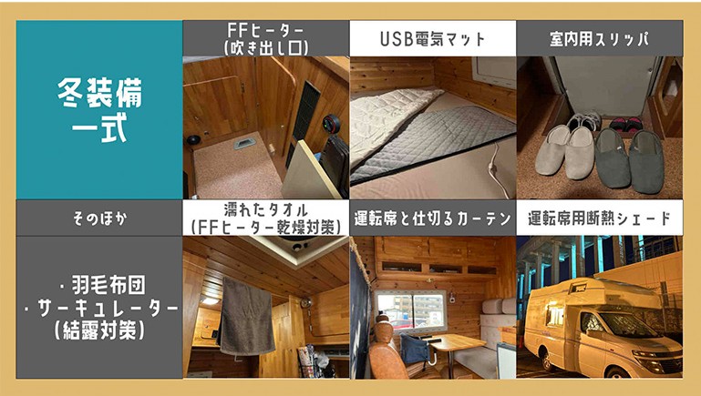 FFヒーターと一緒に使うアイテムまとめ