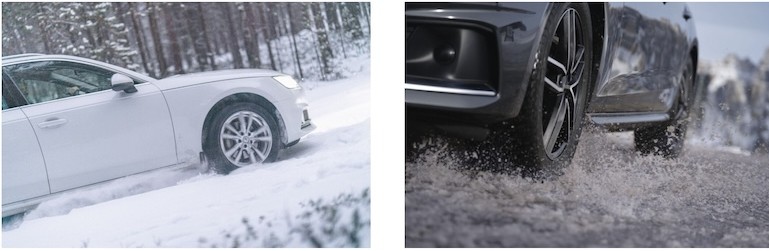 2種類のスタッドレスタイヤ