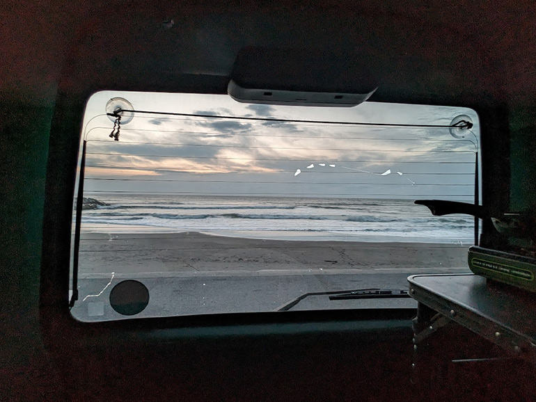 一宮海岸駐車場からの景色