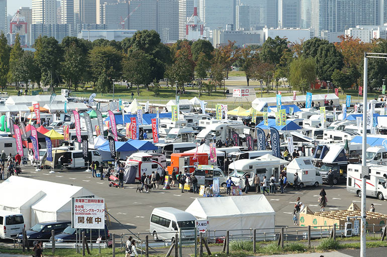 過去のお台場キャンピングカーフェア