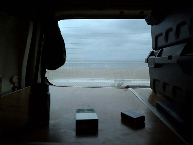 下浦海岸第1駐車場からの風景