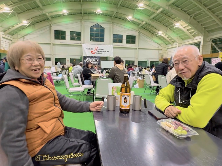 JCCRゴールイベント参加者服部さんご夫妻