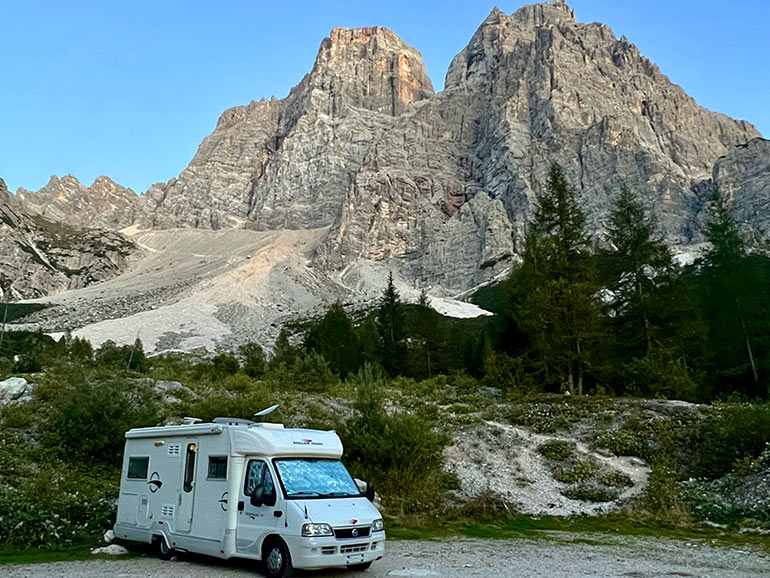 ワイルドキャンプの様子