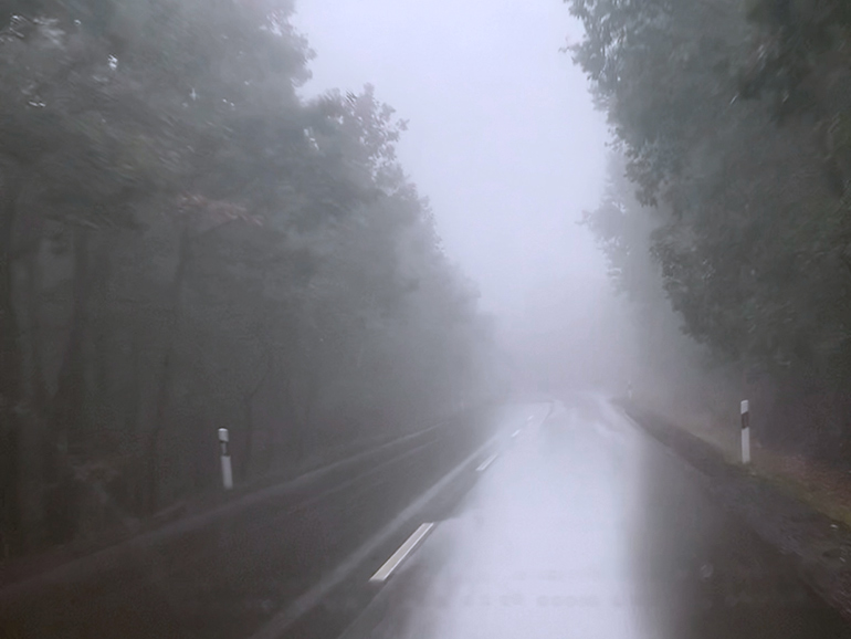 ハンガリーの道路の様子