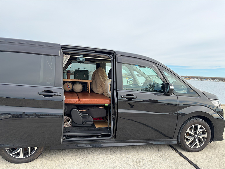 ステップワゴンで車中泊