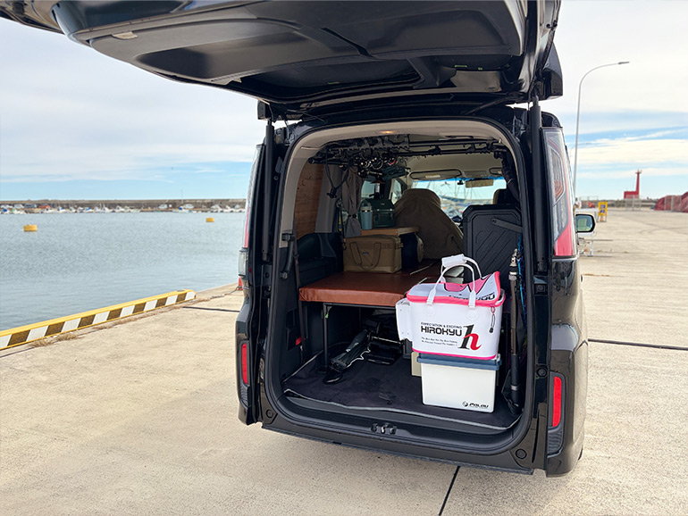 ステップワゴンの車内の様子