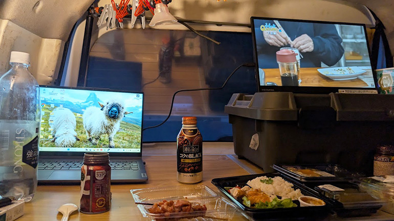 雨の車中泊スポット