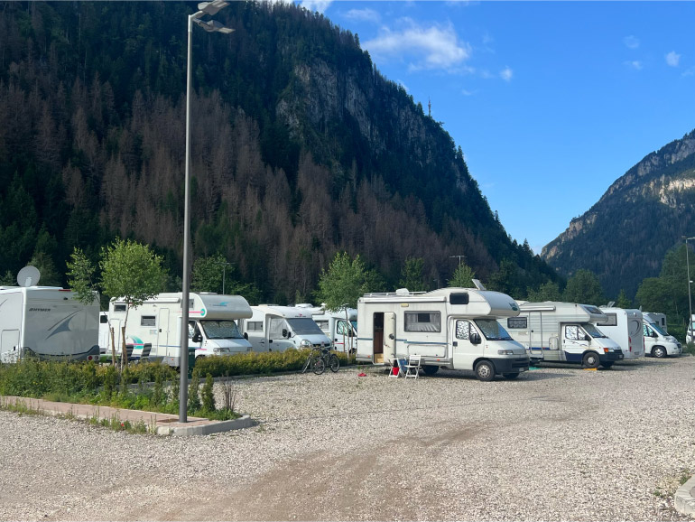 車中泊場所の風景