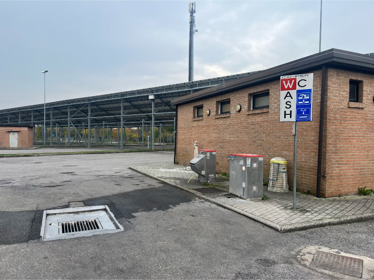 車中泊スポットの風景