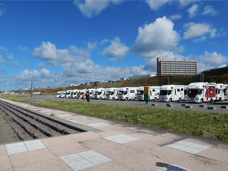 NUTS RV札幌店キャンプ大会の様子