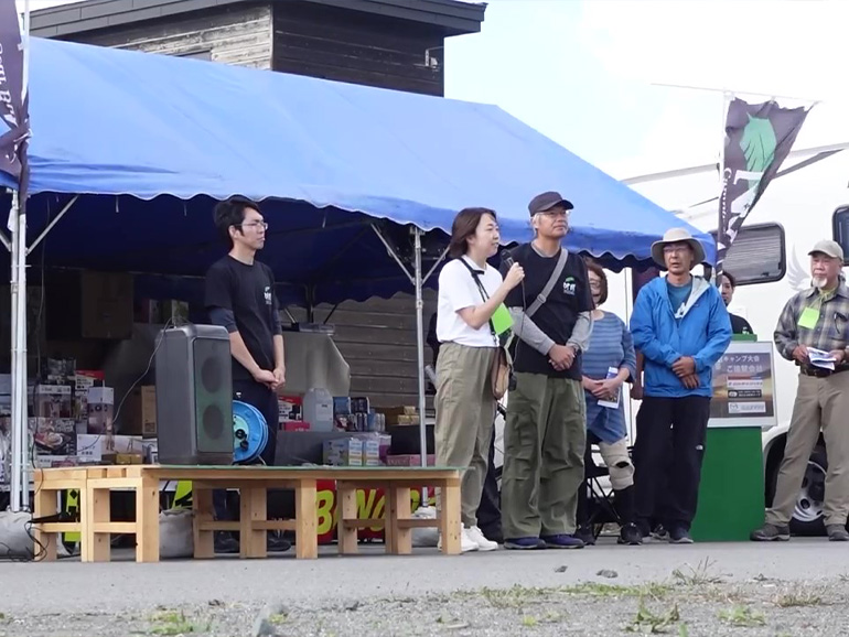 ナッツRVキャンプ大会のスピーチ