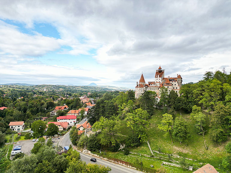 ブラン城(Bran Castle)と周辺の様子