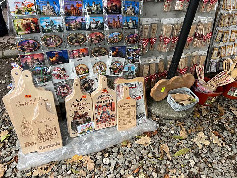 ブラン城(Bran Castle)周辺のお土産