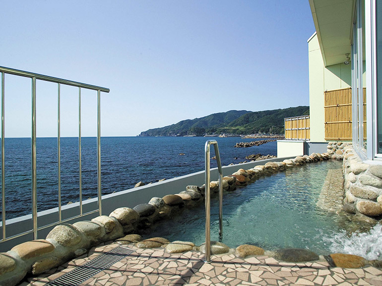 露天風呂「漁火」の様子