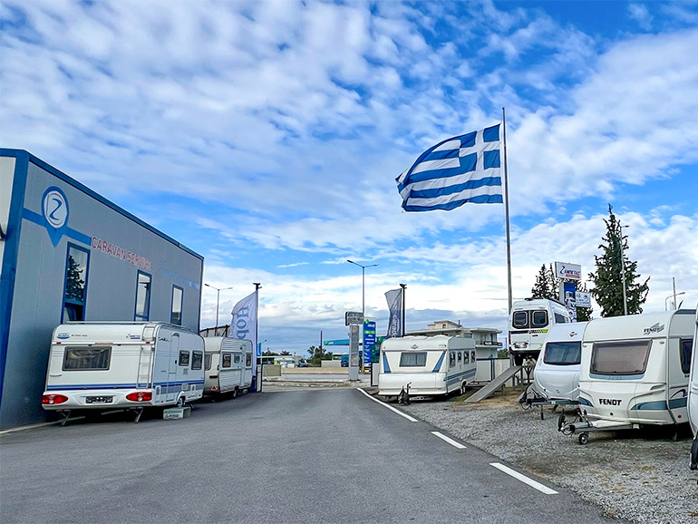 車中泊場所の風景