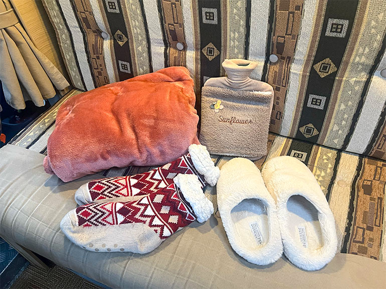 冬用のあったかアイテム