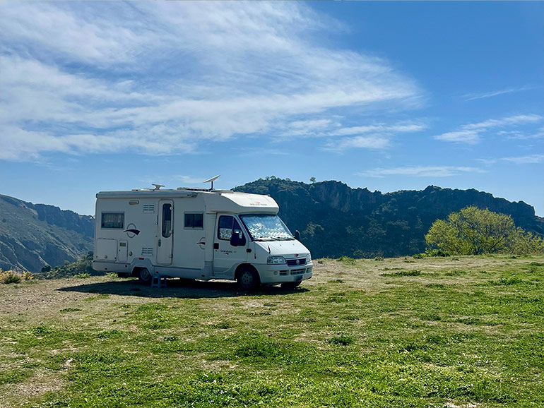 ヨーロッパの車中泊旅風景