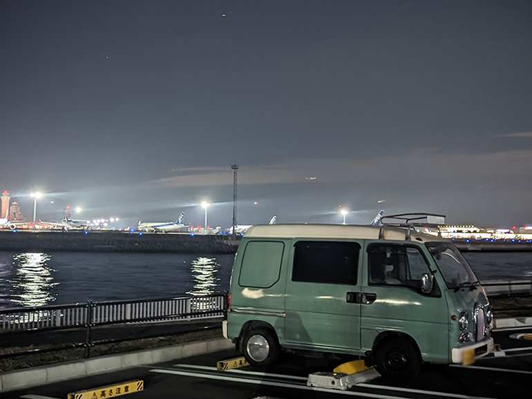 車中泊風景